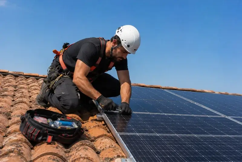 Maintenance et monitoring de panneaux solaires à Saméon